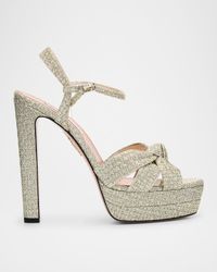 Honeycomb Nina Knot Platform Sandals