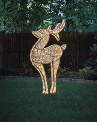 3D 2-Sided Snowflake Indoor/Outdoor Decoration with Warm White LED Lights, 79"