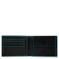 Piquadro - Portefeuille homme avec porte-monnaie - Taille Unique - Noir