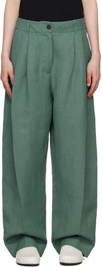 Studio Nicholson Green Acuna Trousers