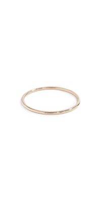 Zoe Chicco 14k Gold Thin Band Ring Yellow Gold 6