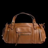 Gerard Darel - Sac porté main en cuir grainé - Taille Unique - Marron