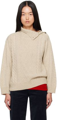 A.P.C. Beige Karen Turtleneck