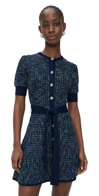 Shoshanna Harriet Dress Blue Melange M