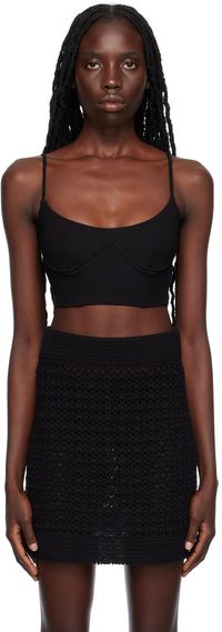 LESET Black Rio Corset Bralette