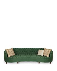 Vaughn Tufted Velvet Sofa - 90"