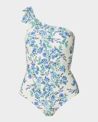 Tie Asymmetric One-Piece Swimsuit