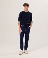 Rodier - Pantalon jogging en cachemire - Taille 2XL - Bleu