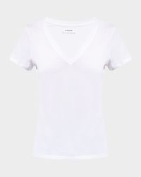 Essential Pima Cotton V-Neck Tee