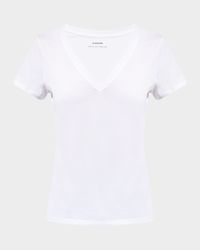 Essential Pima Cotton V-Neck Tee