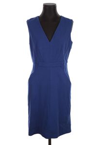 Diane Von Furstenberg - Seconde Main - Robe bleu - Taille L - Bleu