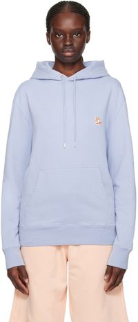 Maison Kitsuné Blue Chillax Fox Hoodie