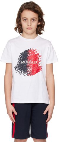 Moncler Enfant Enfant | T-shirt graphique blanc