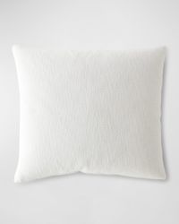 Woven White King Euro With Insert