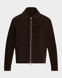 Men's Suede Full-Zip Jacket