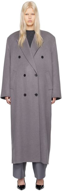 The Frankie Shop Gray Gaia Coat