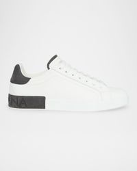 Men's Portofino Calfskin Low-Top Sneakers