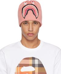 BAPE Pink 2nd Shark Knit Beanie