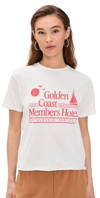 Original Retro Brand Golden Coast Member's Hotel Portugal Tee Antique White S
