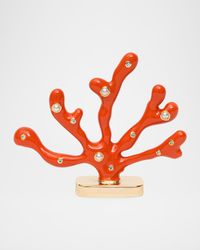 Coral Placecard Holders, Set of 2