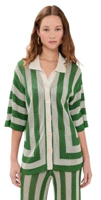 Seven Wonders Ziggy Top Emerald/Sand S