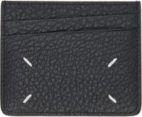 Maison Margiela Black Four Stitches Card Holder