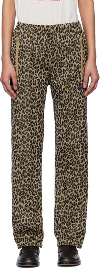 NEEDLES Brown Jacquard Track Pants