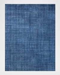 Martelli Modern Hand-Loomed Navy Rug, 12' x 15'