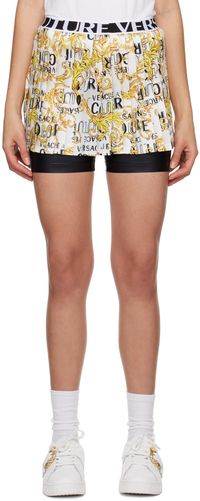 Versace Jeans Couture White Print Shorts