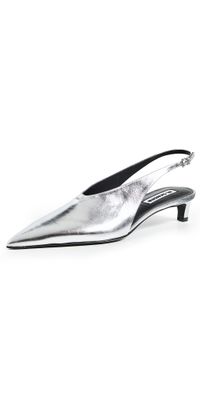 Jil Sander Sling Back Heels Sky Grey 38