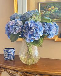 Hydrangea Mix Faux Floral Arrangement in Vase