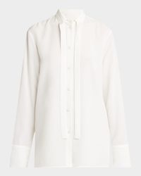 Neck-Tie Button-Down Shirt