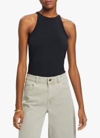 Esprit - Débardeur en coton mélangé - Taille L - Noir