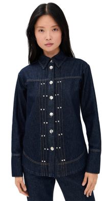 ALIGNE Fog Denim Shirt Indigo 8
