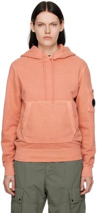 C.P. Company Pink Lens Hoodie
