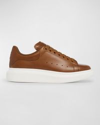 Men's Oversized Leather Low-Top Sneakers