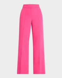Nash High-Rise Wide-Leg Cady Pants