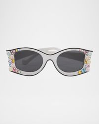 Girl's Smiley Butterfly Sunglasses