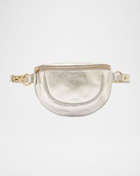 Oliveta Zip Leather Belt Bag