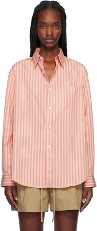 Matteau Pink Classic Stripe Shirt