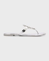 Miller Metallic Logo Thong Sandals
