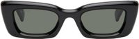 Gucci Lunettes de soleil œil-de-chat épaisses noires à logos GG