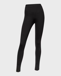 Grace High-Rise Front-Slit Leggings