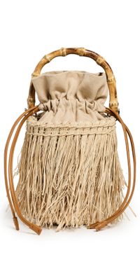 SIMONMILLER Tiki Fringe Bag Natural One Size