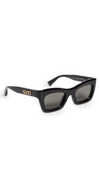 Gucci GG1773S Sunglasses Black-Black-Grey One Size