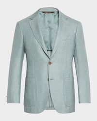 Men's Wool-Blend Twill Blazer
