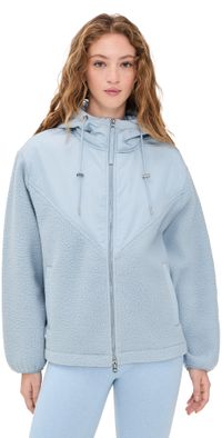 Varley Rosia Fleece Hoodie Ashley Blue M
