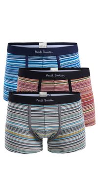 Paul Smith 3 Pack Multi Stripe Trunks Multicolor S