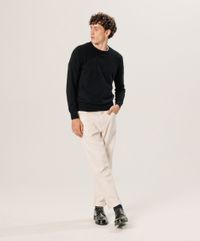 Rodier - Pull col rond en cachemire - Taille 2XL - Noir