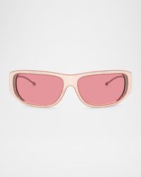 Men's DL3001 Oval Sunglasses